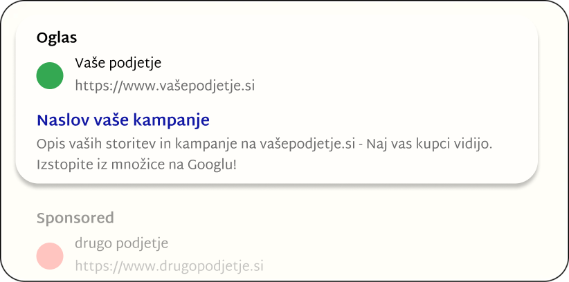 Google oglaševanje v Sloveniji